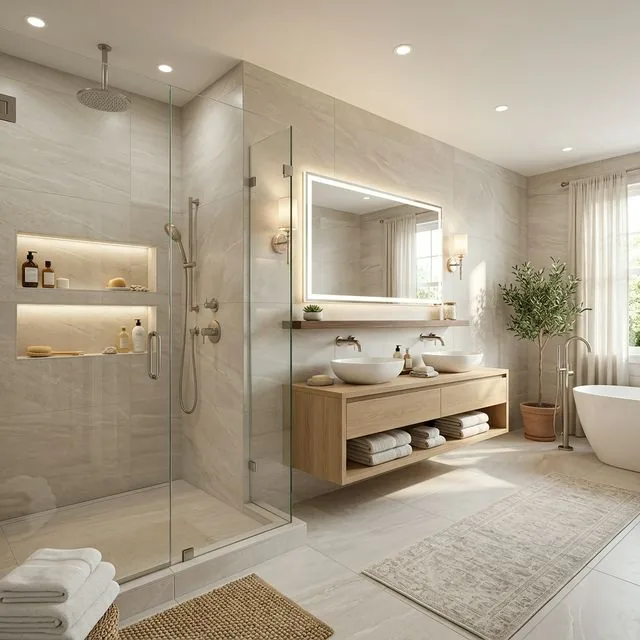 Spa-Inspired Bathroom